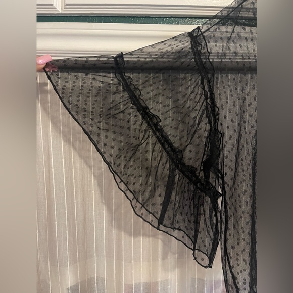 Black Mesh Top - Picture 2 of 2